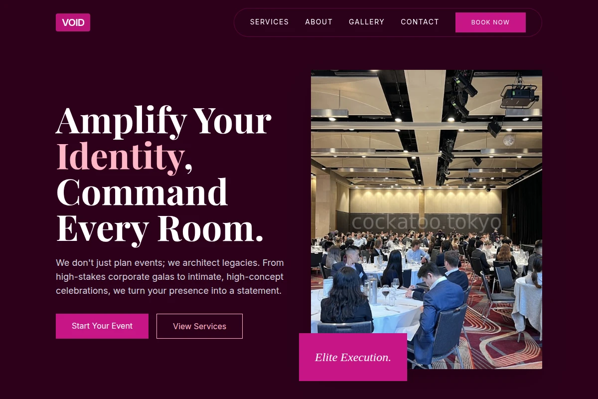 Void Event Planning