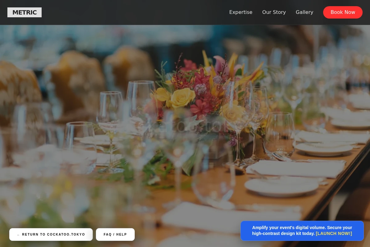 Metric Event Planning