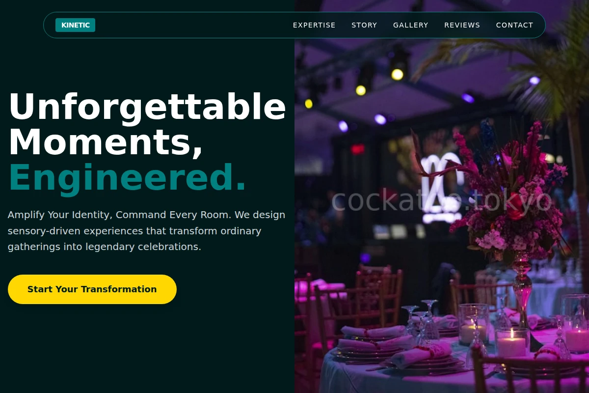 Kinetic Event Planning